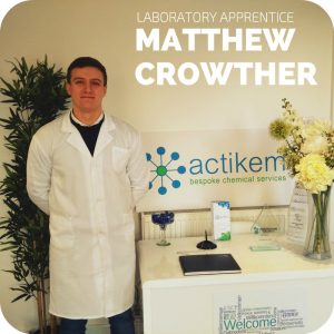 Actikem expand the team with their first Laboratory Apprentice
